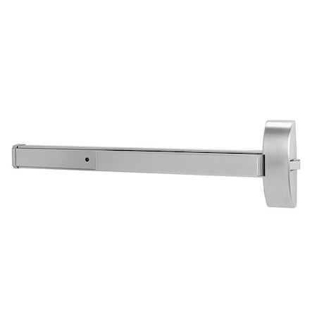 Dorma Rim Exit Device, 36 Inch, Exit Only, Aluminum 9300B-689